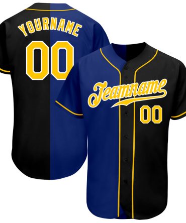Custom Teal Purple-Gray Split Fashion Baseball Jersey, Gift For Baseball Fans