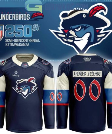 Springfield Thunderbirds Our 250Th Anniversary Hockey Jersey