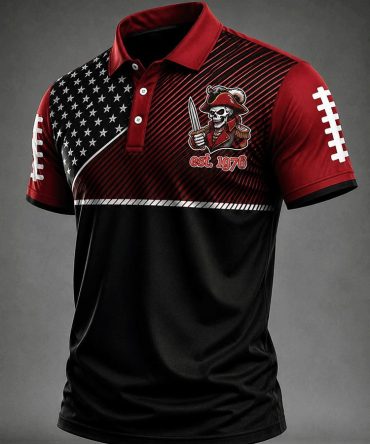 Tampa Bay Buccaneers Merch Tb Football Est 1976 Polo Shirt Best Gift For Sport Fans