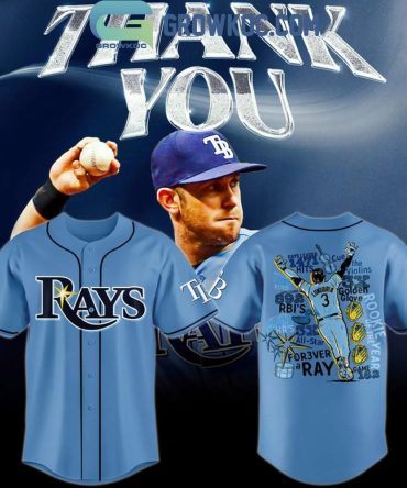 Tampa Bay Rays Evan Longoria Thanks For Memories Jersey