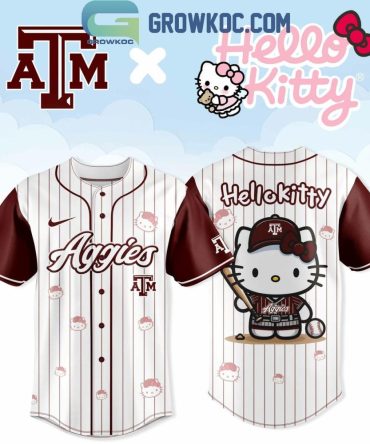 Texas A&M Aggies X Hello Kitty Soft Girl Aesthetic Jersey