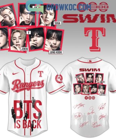 Texas Rangers Celebrate Bts Is Back Swim Jersey