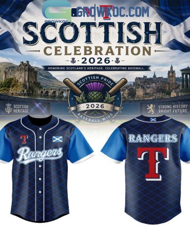 Texas Rangers Scottish Pride Celebration 2026 Baseball Jersey