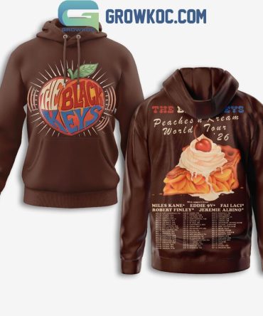 The Black Keys Peaches 'N Kream World Tour 2026 Hoodie T-Shirt