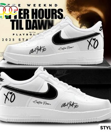 The Weeknd After Hours Till Dawn Air Force 1 Shoes