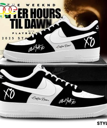 The Weeknd After Hours Till Dawn Air Forces 1 Shoes