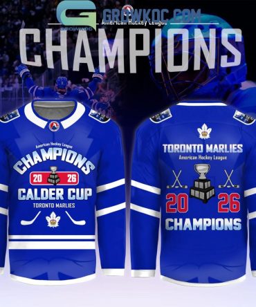 Toronto Marlies Ahl Champions 2026 Hockey Jersey
