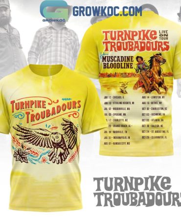 Turnpike Troubadours Live On Tour Muscadine Bloodline T-Shirt