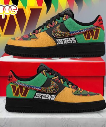 Washington Commanders Nfl Juneteenth Air Force 1 Shoes For Fans