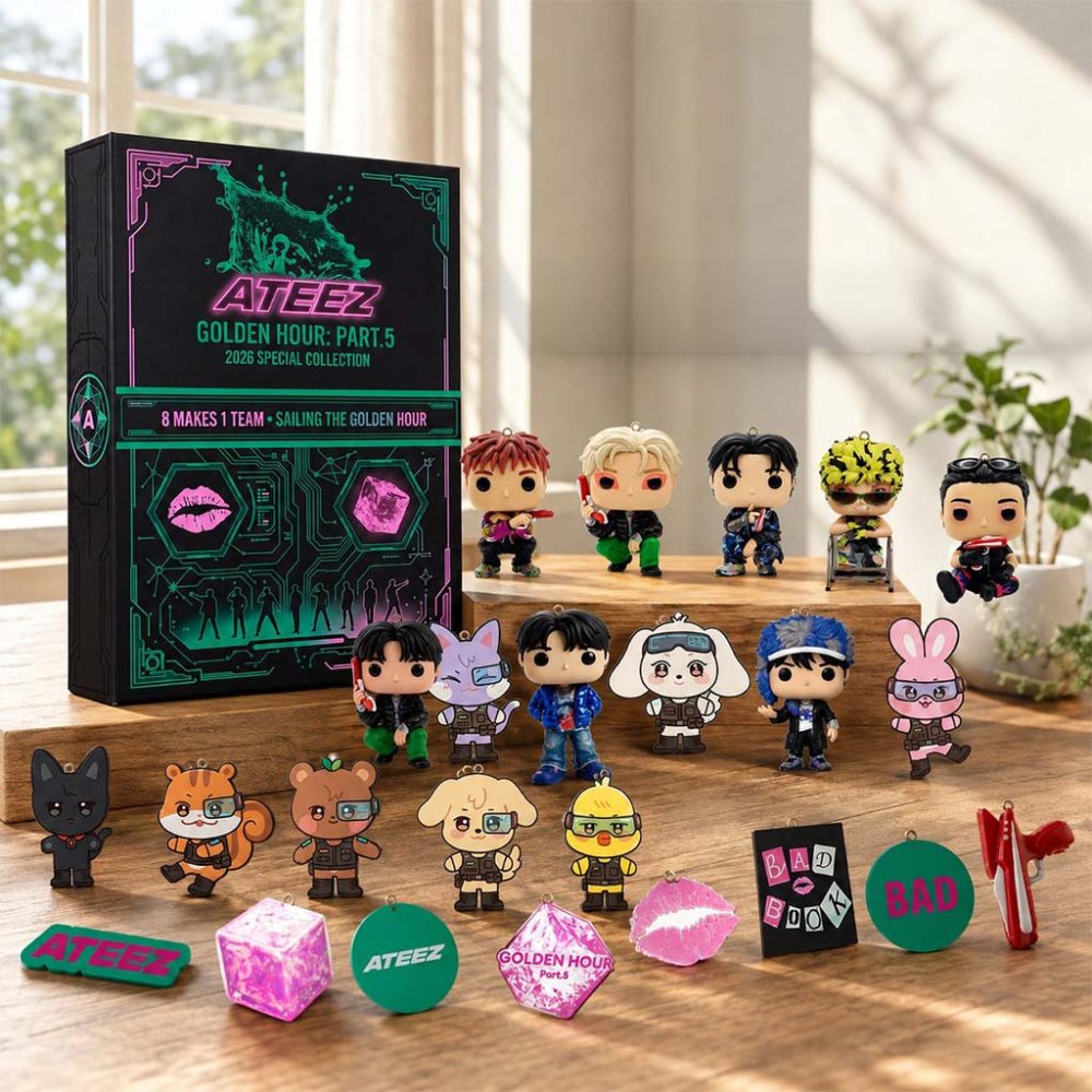 Ateez Golden Hours Part Advent Calendar 2026 Ateez Merch Christmas Gift For Kpop Fans