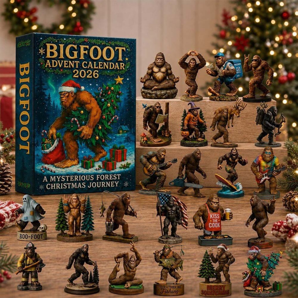 Bigfoot Advent Calendar 2026 24 Mini Mystery Sasquatch Funko Pop Set Bigfoot Lovers Gifts