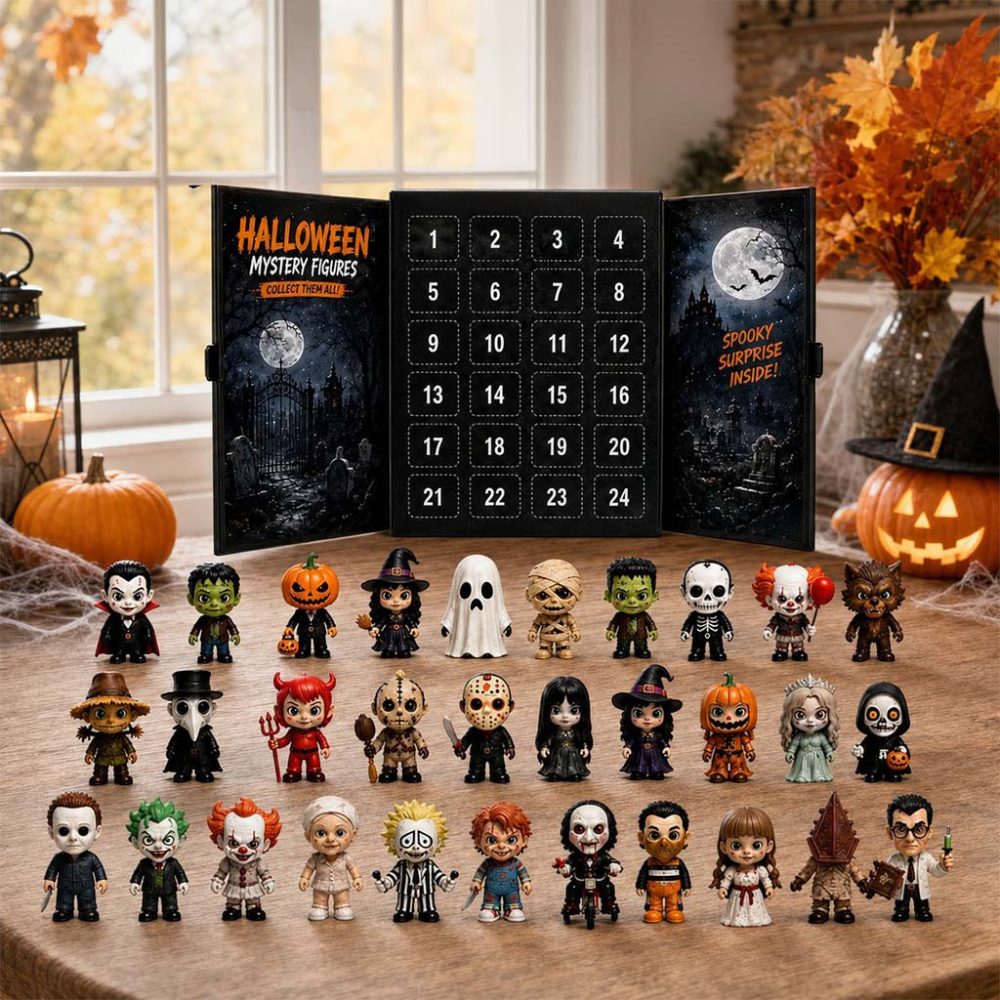 Horror Movie Advent Calendar 2026 Spooky Surprise Inside Halloween Merch Gift For Friends