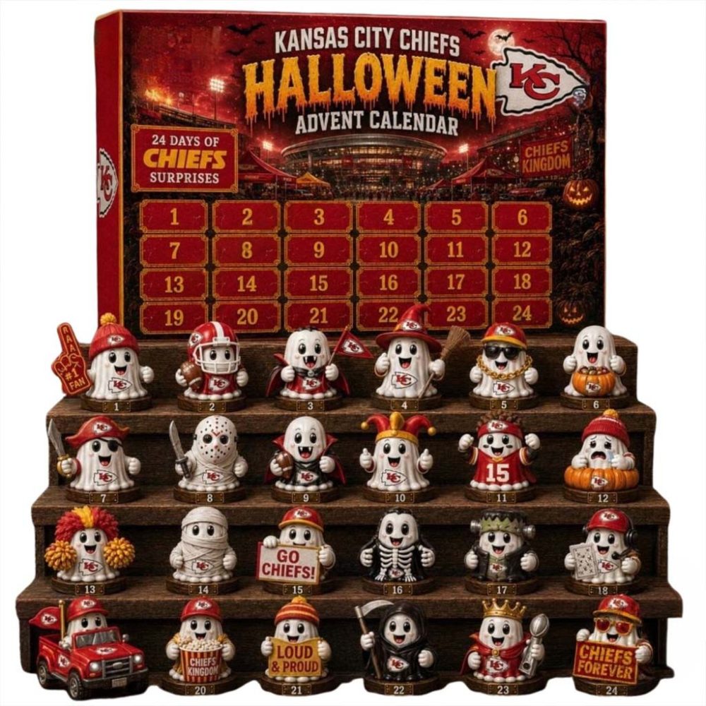 Kansas City Chiefs Halloween Advent Calendar 24 Days Of Chiefs Surprises Kc Chiefs Merch