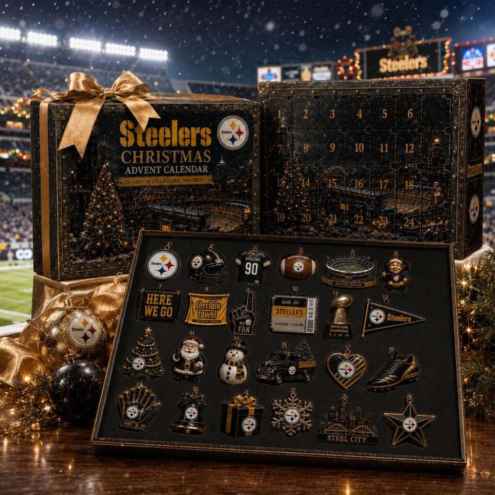 Pittsburgh Steelers Christmas Advent Calendar Steelers Merch Gifts For Football Fans