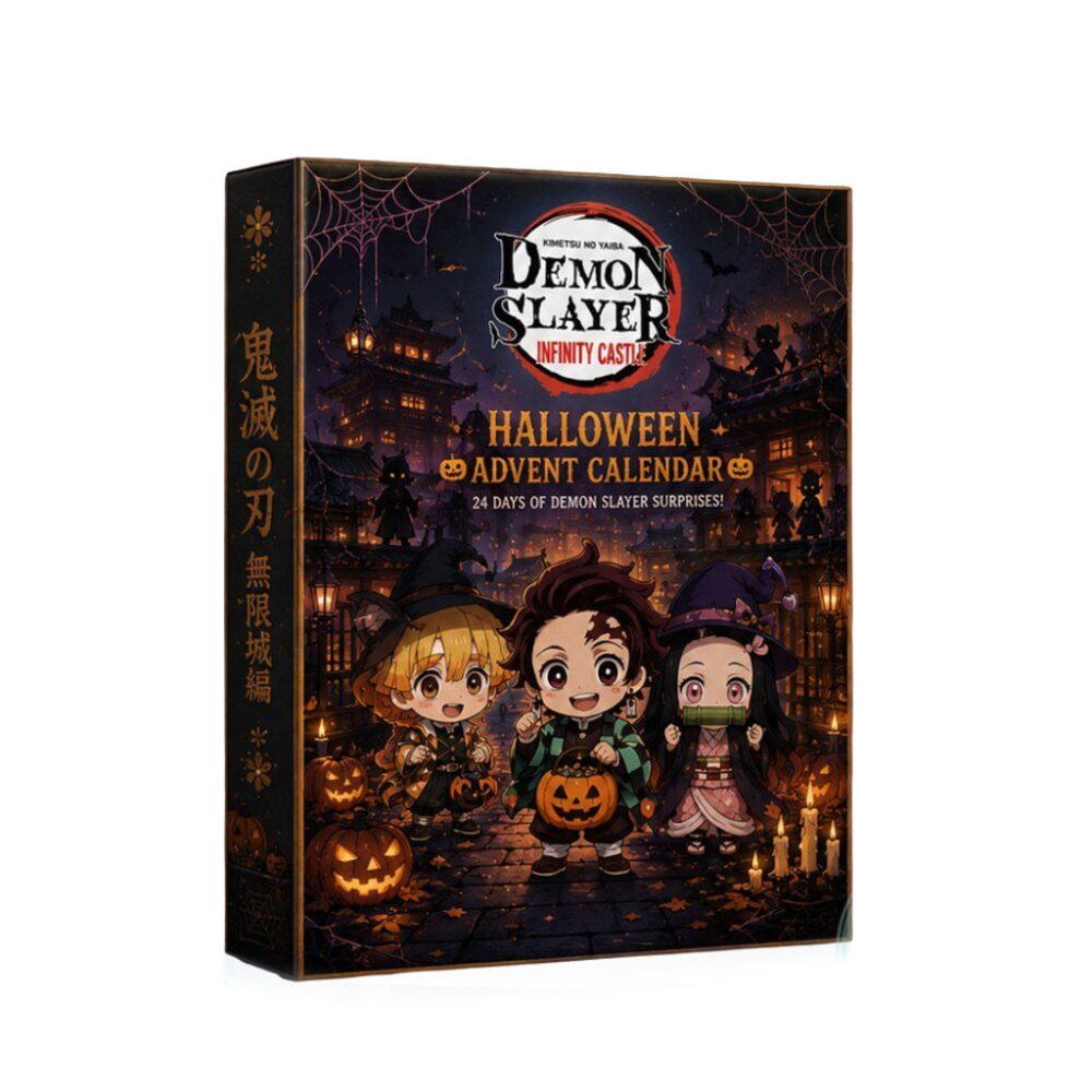 Demon Slayer Infinity Castle Halloween Advent Calendar 24 Acrylic Charms Anime Fan Gifts