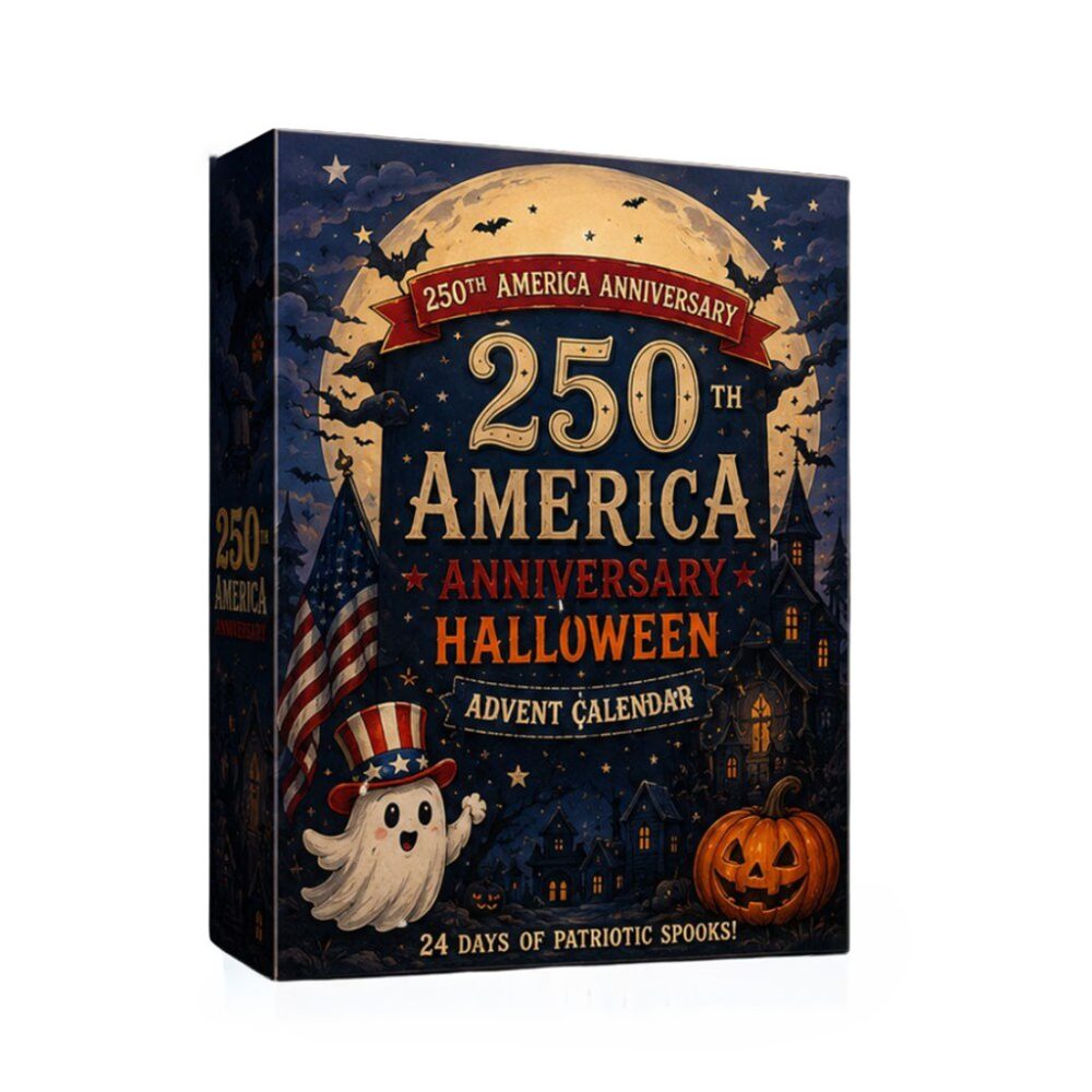 250Th America Anniversary Halloween Advent Calendar Patriotic Spooks Acrylic Charms Gifts
