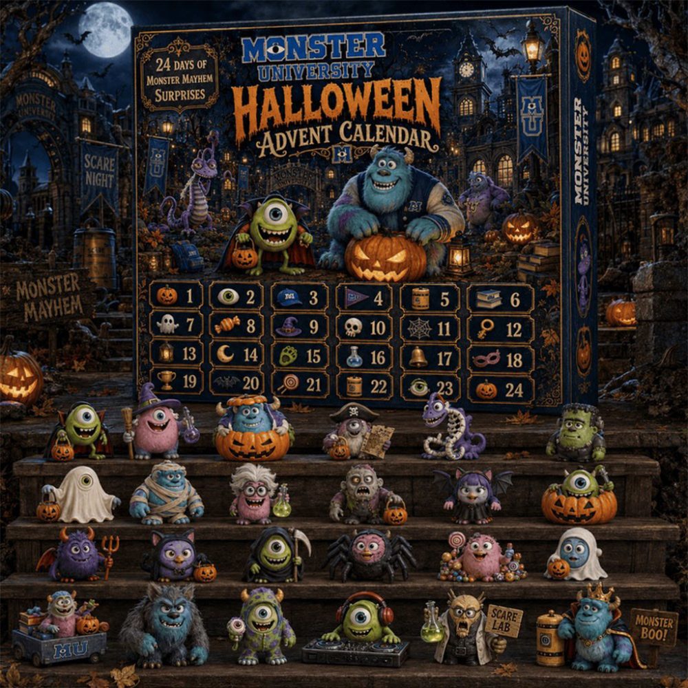 Monster University X Halloween 2026 Advent Calendar Best Halloween Gifts For Friends