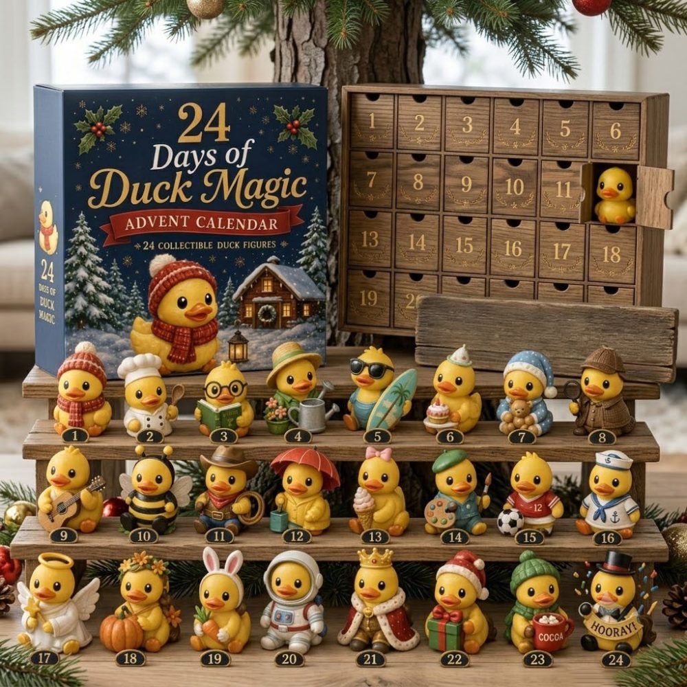 24 Days Of Duck Magic Advent Calendar Christmas Countdown Box Xmas Gift For Duck Lovers