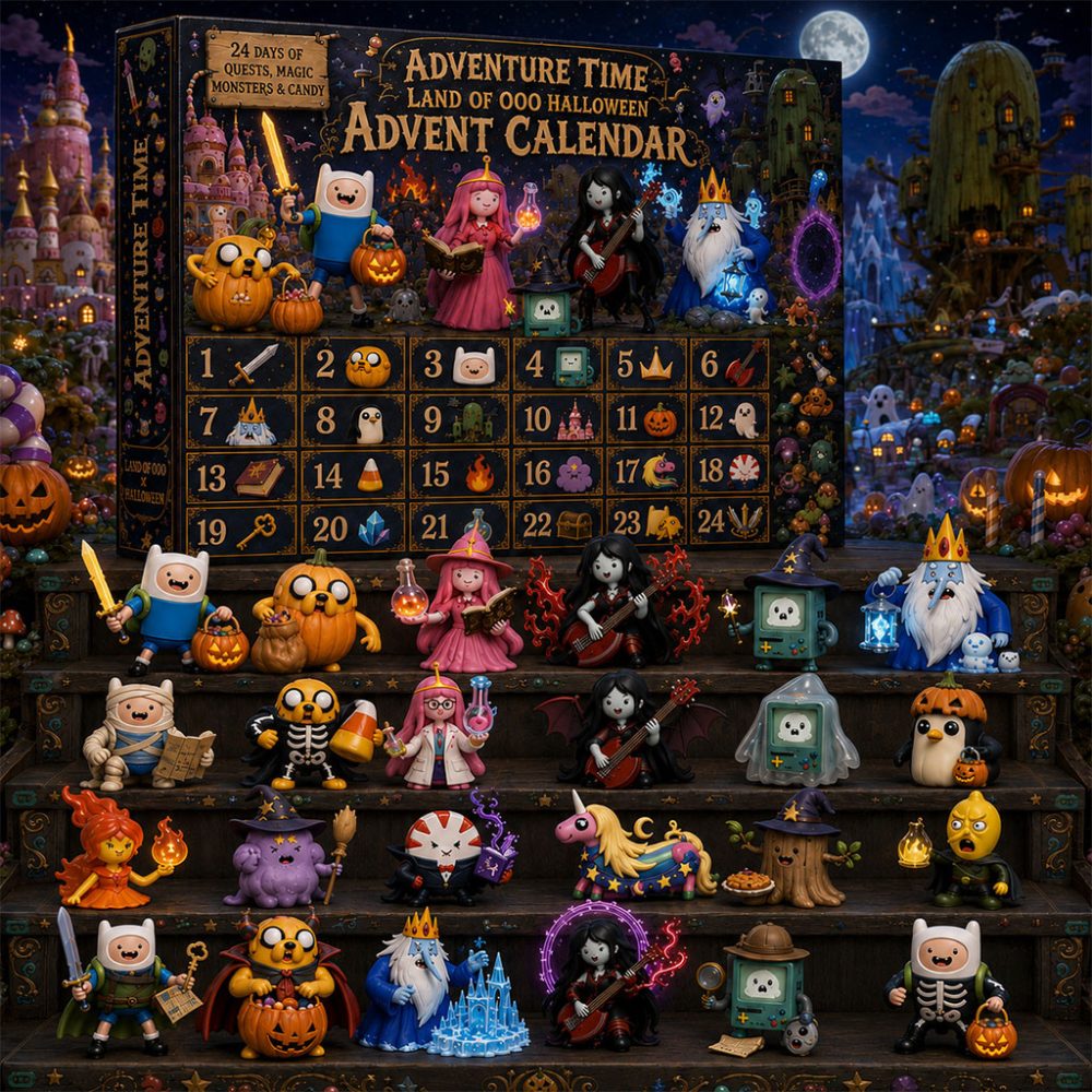 Adventure Time Land Of Halloween Advent Calendar 2026 Adventure Time Merch Gift For Son