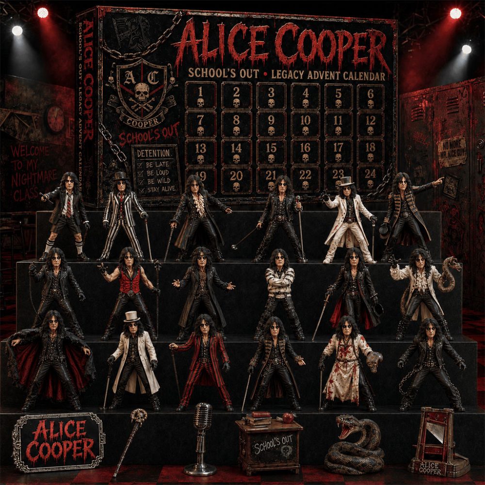 Alice Cooper School'S Out Legacy Halloween Advent Calendar 2026 Alice Cooper Merch Fan Gifts