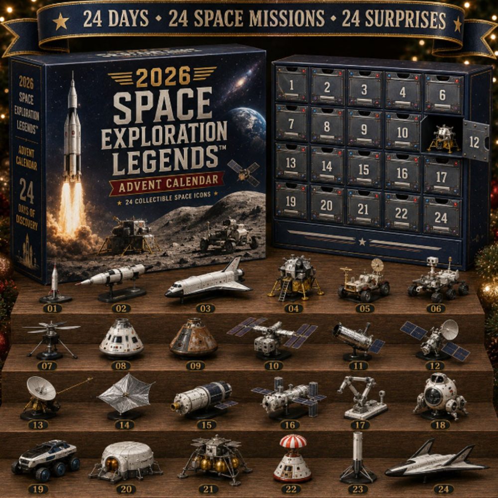 2026 Space Exploration Legends Advent Calendar Space Missions Collectible Icons Astronomy Gift