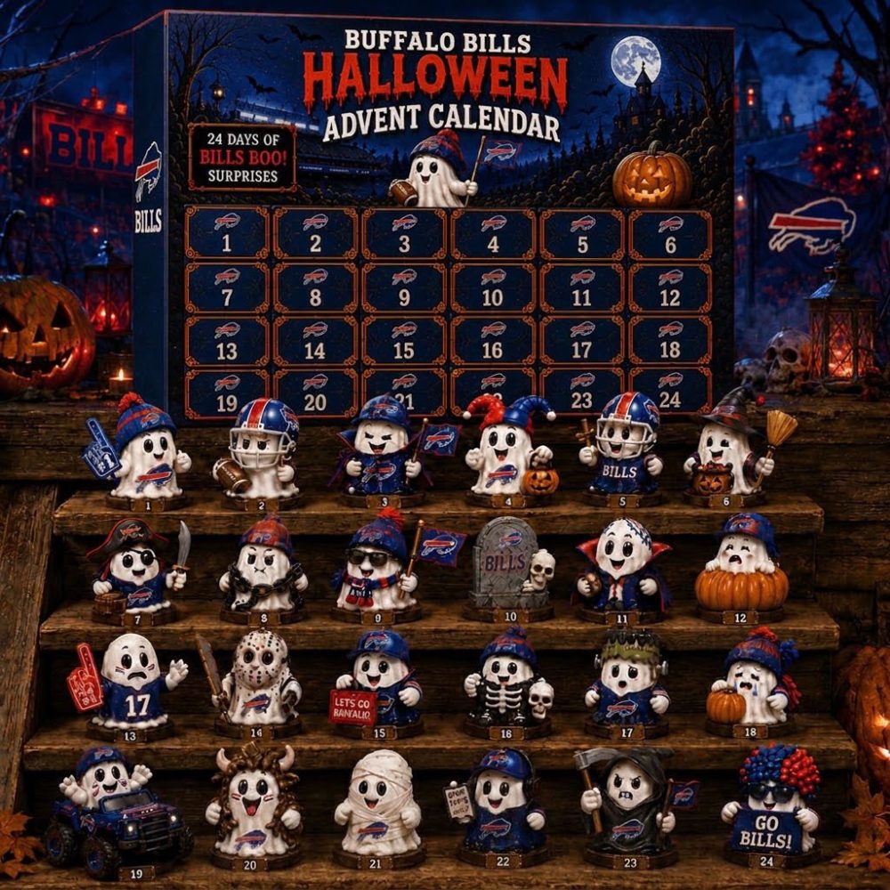 Buffalo Bills Halloween 2026 Advent Calendar Bills Merch Halloween Gifts For Football Fan