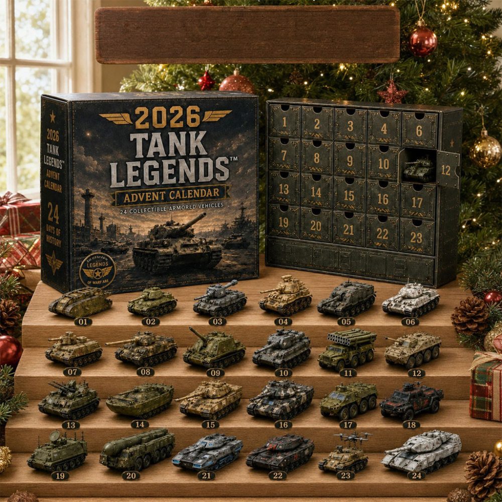 2026 Tank Legends Advent Calendar 24 Day Of History Christmas Countdown Box Best Xmas Gift