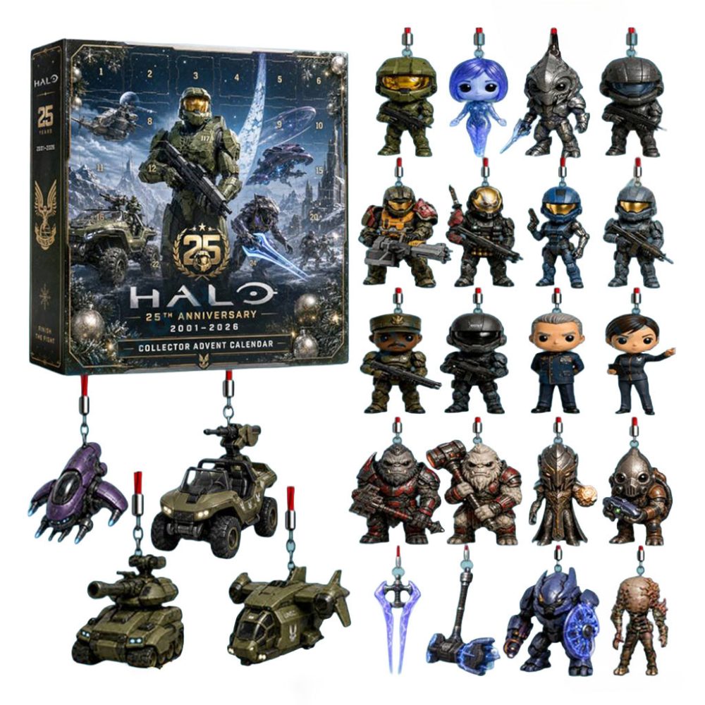 Halo 25Th Anniversary 2026 Advent Calendar 24-Day Christmas Countdown Gaming Gifts For Halo Fans