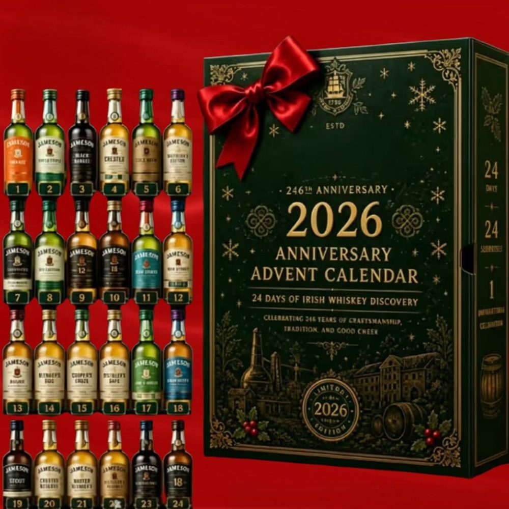 Jameson Irish Whiskey 246Th Anniversary Advent Calendar 24 Days Countdown Box Christmas Gifts