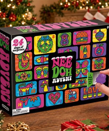 Schylling Needoh Advent Calendar 24 Days Of Christmas Ornaments Needoh Merch Gift For Xmas