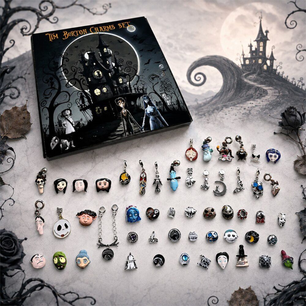 Tim Burton Annafinds Nightmare Lucky Charms Bracelet Advent Calendar 2026 Tim Burton Merch
