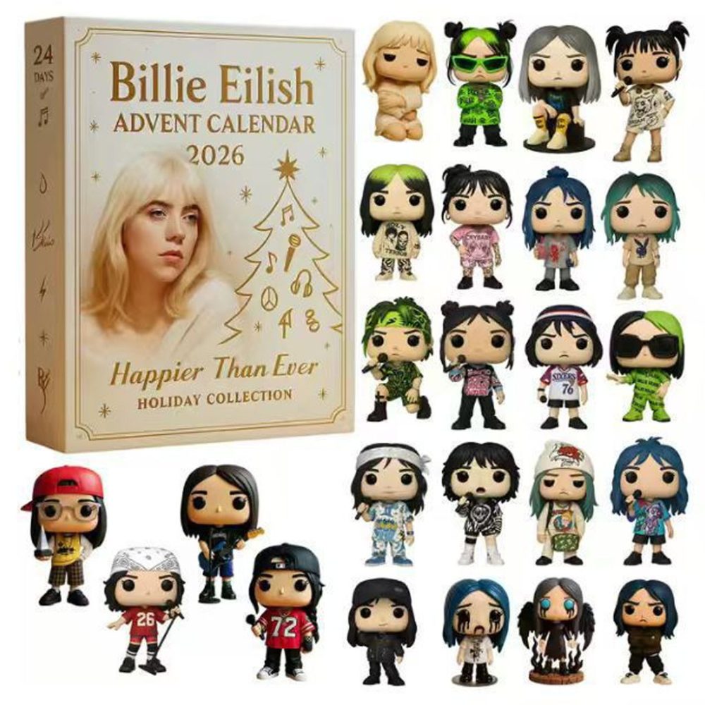 Billie Eilish Happier Than Ever Holiday Collection Advent Calendar Christmas Ornament Decor