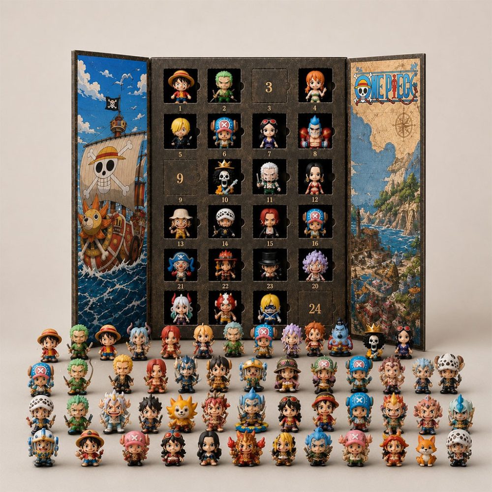 One Piece Advent Calendar 2026 24 Days Christmas Mystery Ornaments Anime Fan Holiday Gift