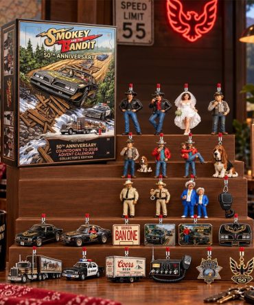 Smokey And The Bandit Advent Calendar 2026 24 Days Christmas Mystery Ornaments Classic Movie Fan Gift