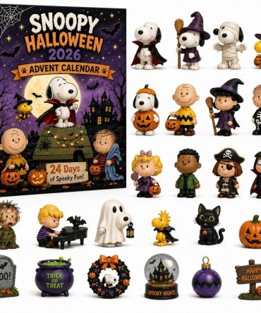 Snoopy Halloween 2026 Advent Calendar 24 Days Spooky Mystery Ornaments Halloween Countdown Gift