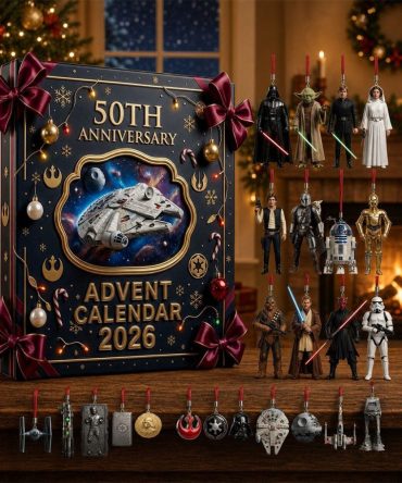 Star Wars Movie 50Th Anniversary Holiday Advent Calendar Xmas Tree Ornaments Star Wars Merch