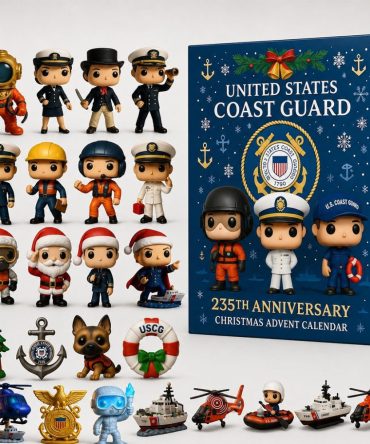 Us Coast Guard 235Th Anniversary Advent Calendar 24 Days Christmas Mystery Ornaments Military Gift