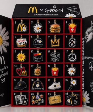 Mcdonald'S X G-Dragon Advent Calendar 2026 24 Days Kpop Peaceminusone Acrylic Xmas Ornaments