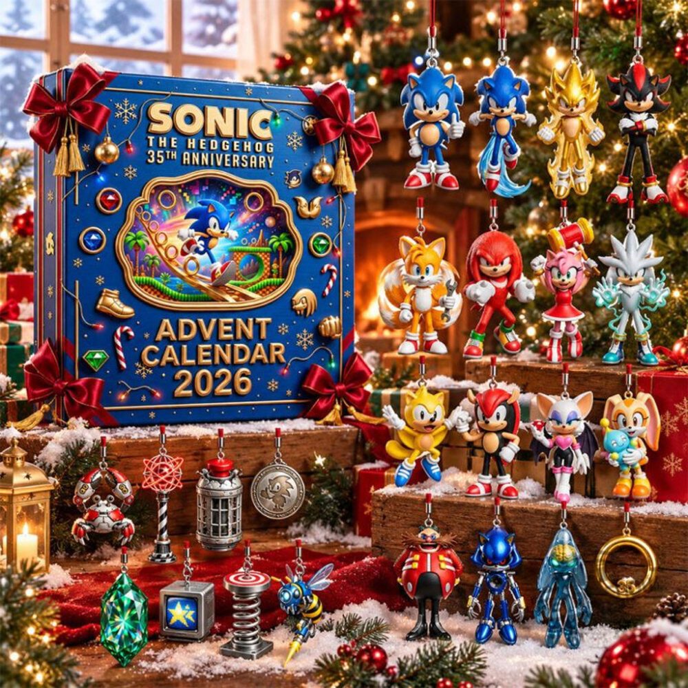 Sonic The Hedgehog 35Th Anniversary Advent Calendar 2026 Christmas Ornaments Decor Ideas