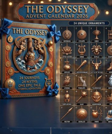 The Odyssey Advent Calendar 2026 24 Unique Mythological Christmas Ornaments The Odyssey Merch