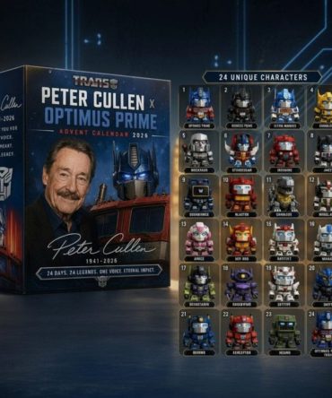 Transformers Peter Cullen Tribute Advent Calendar 2026 24 Days Holiday Countdown Set Xmas Gifts
