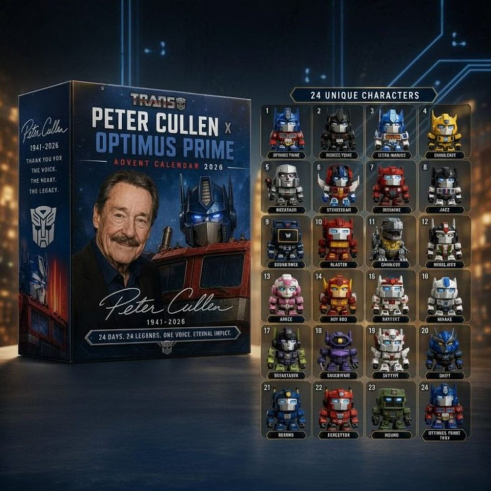 Transformers Peter Cullen Tribute Advent Calendar 2026 24 Days Holiday Countdown Set Xmas Gifts
