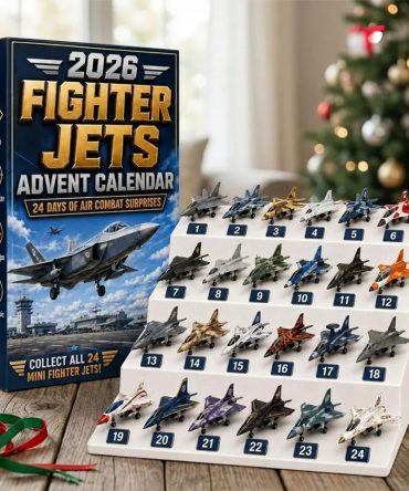 2026 Fighter Jets Miniature Aircraft Advent Calendar Christmas Ornaments Gift For Son