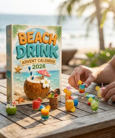 Beach Drink Advent Calendar 2026 Summer Tropical Christmas Ornaments Gift For Family