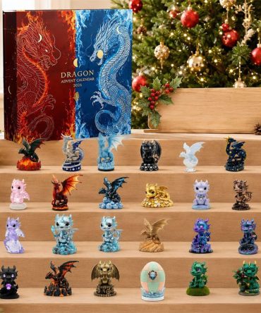 Dragon Christmas Advent Calendar 2026 Xmas Tree Ornaments Gifts Ideas For Fantasy Lovers