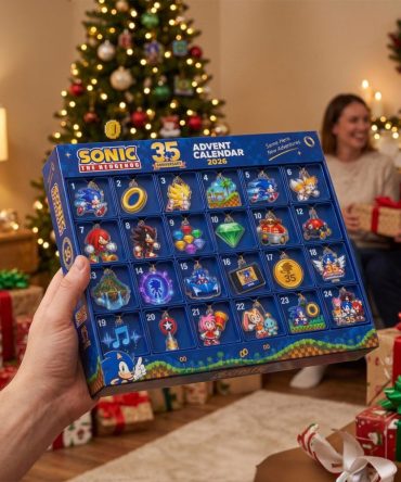 Sonic The Hedgehog 35Th Anniversary Advent Calendar 2026 24 Days Christmas Ornaments Box