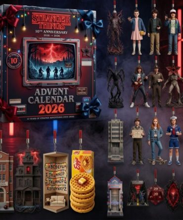 Stranger Things 10Th Anniversary 2026 Advent Calendar Christmas Ornaments Stranger Things Merch