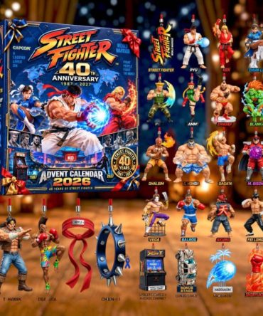 Street Fighter 40Th Anniversary 2026 Advent Calendar Christmas Ornaments Street Fighter Merch