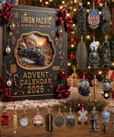 Union Pacific Big Boy 4014 85Th Anniversary Advent Calendar 2026 Christmas Ornaments Decor