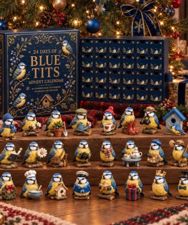 24 Days Of Blue Tit Christmas Advent Calendar Christmas Ornaments Gifts For Bird Lovers